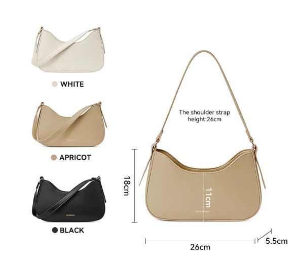 Borsa a tracolla da donna Borsa a mezzaluna da donna Borsa a mano Borsa a mezzaluna Borsa a tracolla alla moda Senior Sense Borsa portatile da ascella_voghion.com