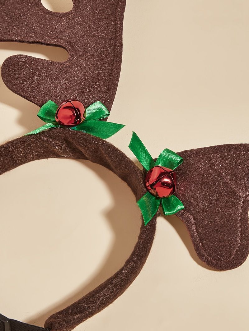 Julemode klassisk rødgrønt gevir lys Hairball stjerner hund kat pandebånd hovedbeklædning_voghion.com