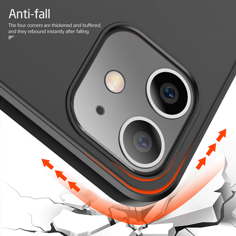 Original Liquid Silicone Phone Case For iPhone 12 Pro Max 12pro 12 mini ifone 12max Protect Camera_voghion.com