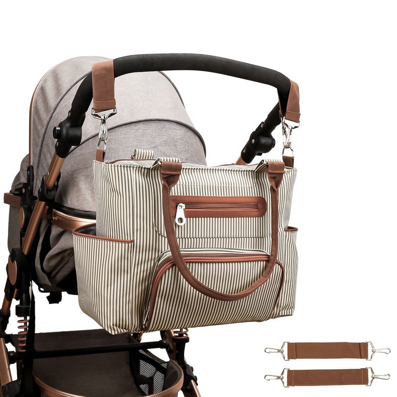6-teiliges Set mit Mama-Umstandstasche, Handtasche, multifunktionale Wickeltasche für Mutter und Baby mit großer Kapazität, Go Out Organizer Handtasche_voghion.com