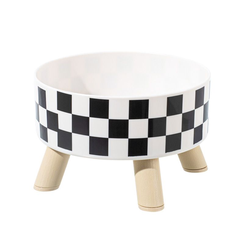 Pet Bowl Overturning And Slip Four Corner Super Large Capacity Dog Rice Anti Cervical Spine Cat Pet Single Bowl,_voghion.com