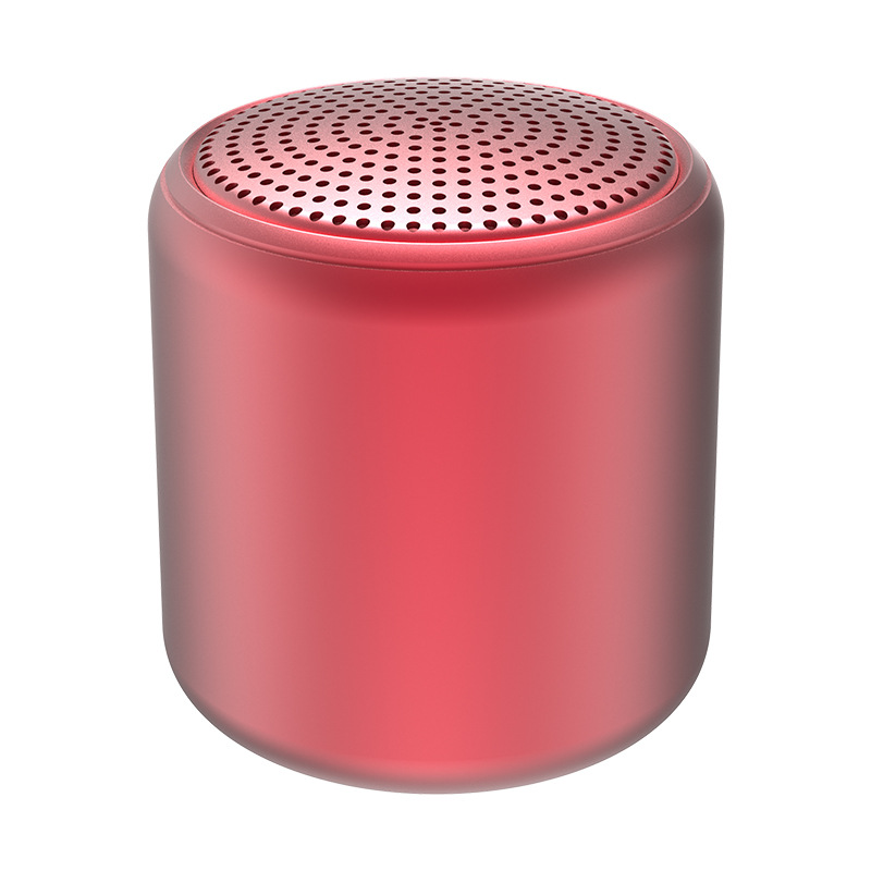 2024 New Macaron Metal Speaker Gift Mini Bluetooth Circular Subwoofer Outdoor Convenient_voghion.com