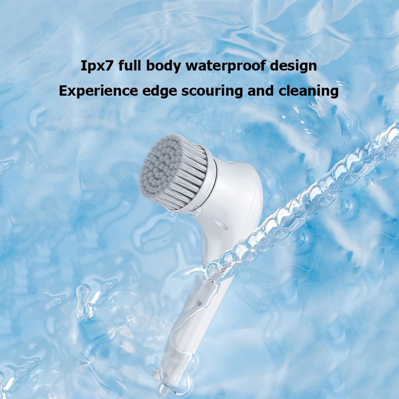 5pcs Cleaning Practical Bathroom Kitchen Electric Clean Brush Heads Convenient Accessories Home Washing Tools_voghion.com