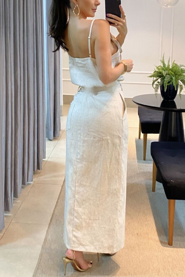 Set di gonne in cotone tinta unita da donna per le feste quotidiane_voghion.com