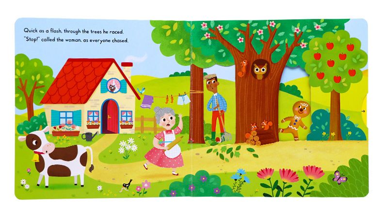 Edition By Huayan English Original Picture Book The Gingerbread Man Classic Fairy Tale_voghion.com
