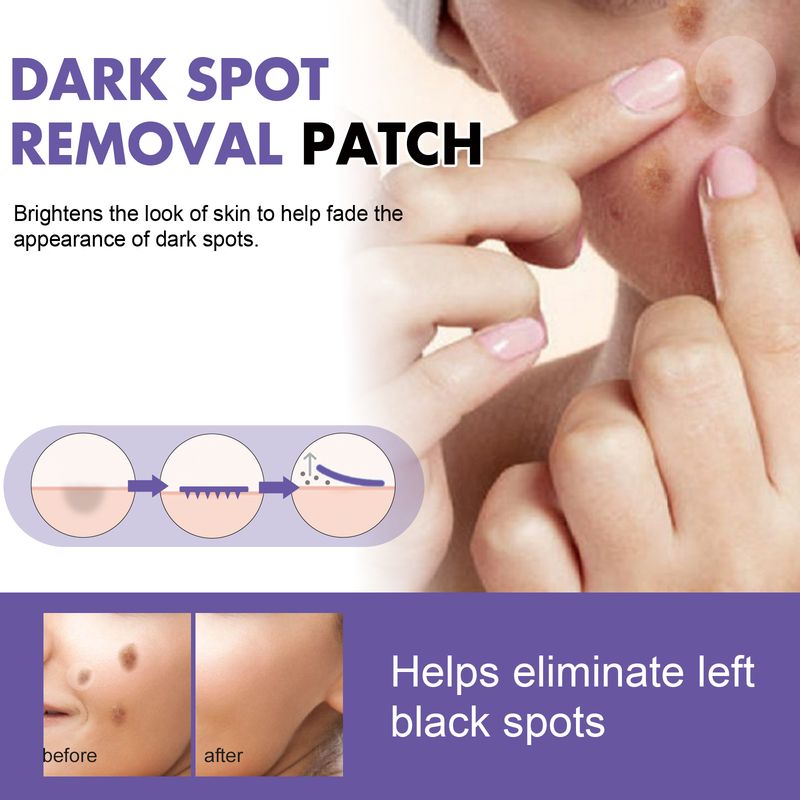 EELHOE Patch zur Entfernung dunkler Flecken, Aufhellung dunkler Flecken im Gesicht, Melasma-Flecken, Melanin, feuchtigkeitsspendendes, aufhellendes Patch zur Hautfleckenentfernung_voghion.com