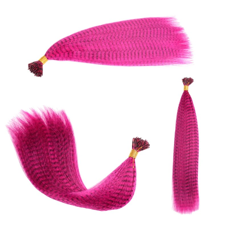 Extension di piume, fili sintetici colorati di piume finte negli accessori per capelli per extension per parrucchino da donna_voghion.com