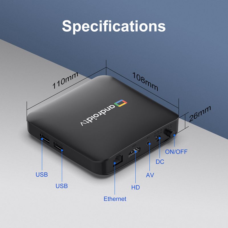 H96Max S905L3 Set-Top 2GB/16GB Android 14 Bluetooth HD Network 5G WiFi TV Box_voghion.com