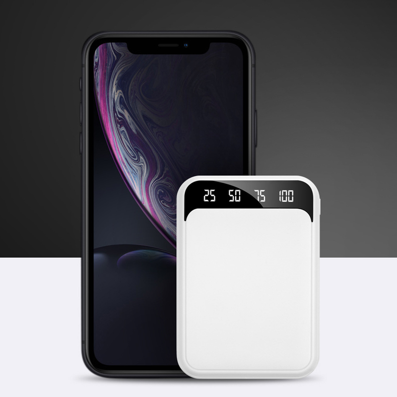 Kunjiuyou 10000mAh Fast Charging External Battery Power Bank Portable Powerbank for Smartphone-Black_voghion.com