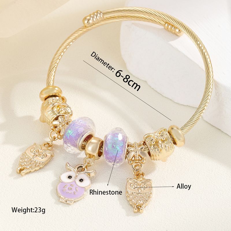 Pendentif amusant pour enfants en acier inoxydable doré avec goutte d'huile personnalisée et ouverture réglable,_voghion.com