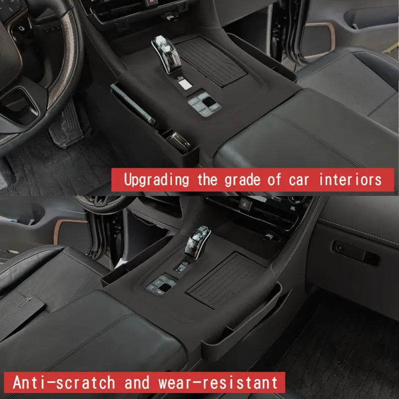 Cuscinetto in silicone per cambio marce con contenitore, impermeabile e antigraffio, per console centrale, per Toyota Alphard Serie 40 2023 2024_voghion.com