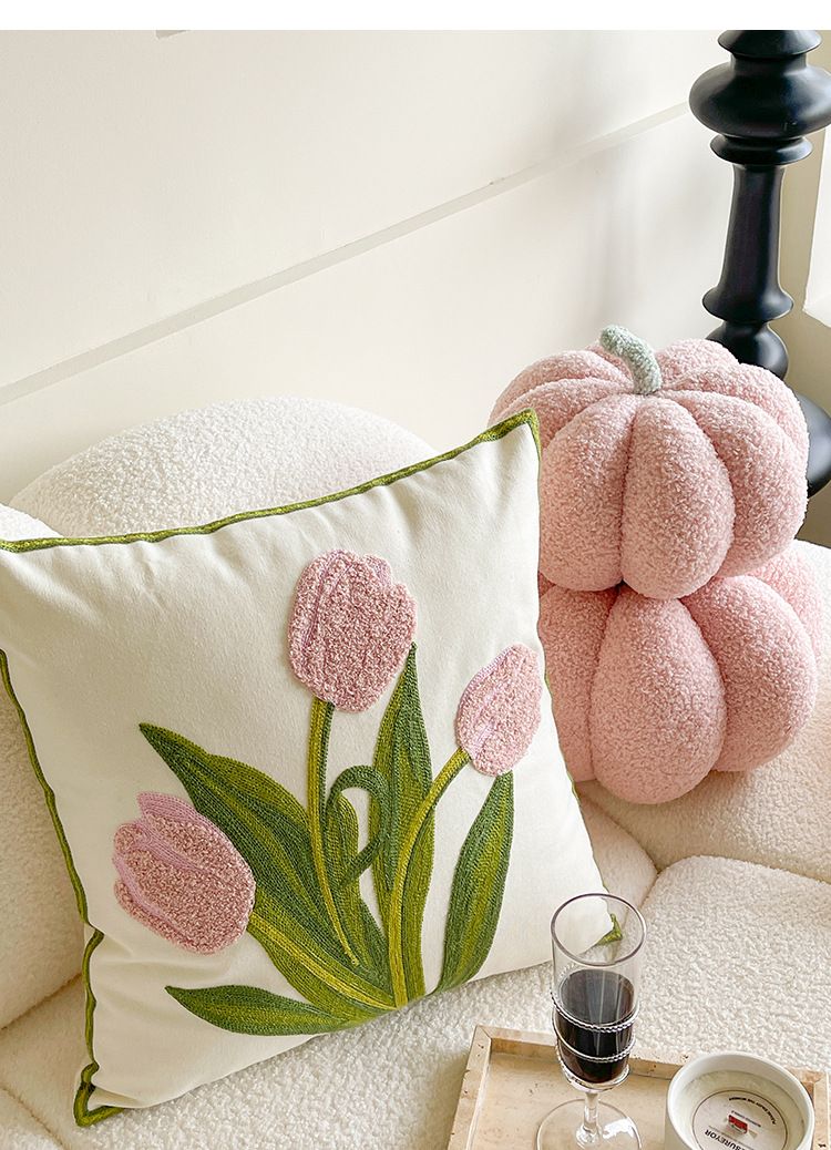 Tulipano Carino Divano Soggiorno Cuscino Poggiatesta Cuscino Set_voghion.com