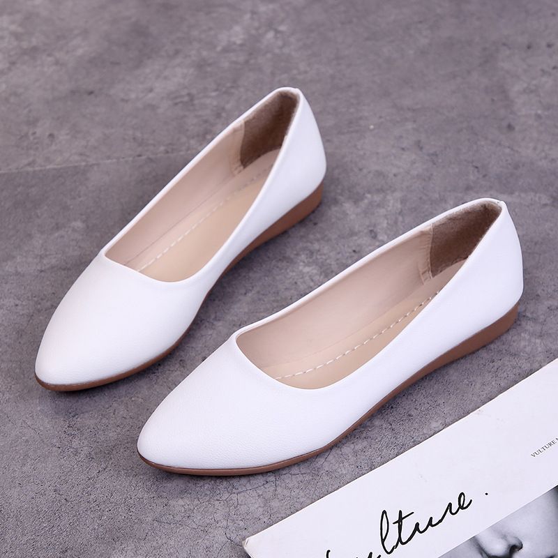 Autumn Essentials Women's Pointed-toe Ballet Flats_voghion.com