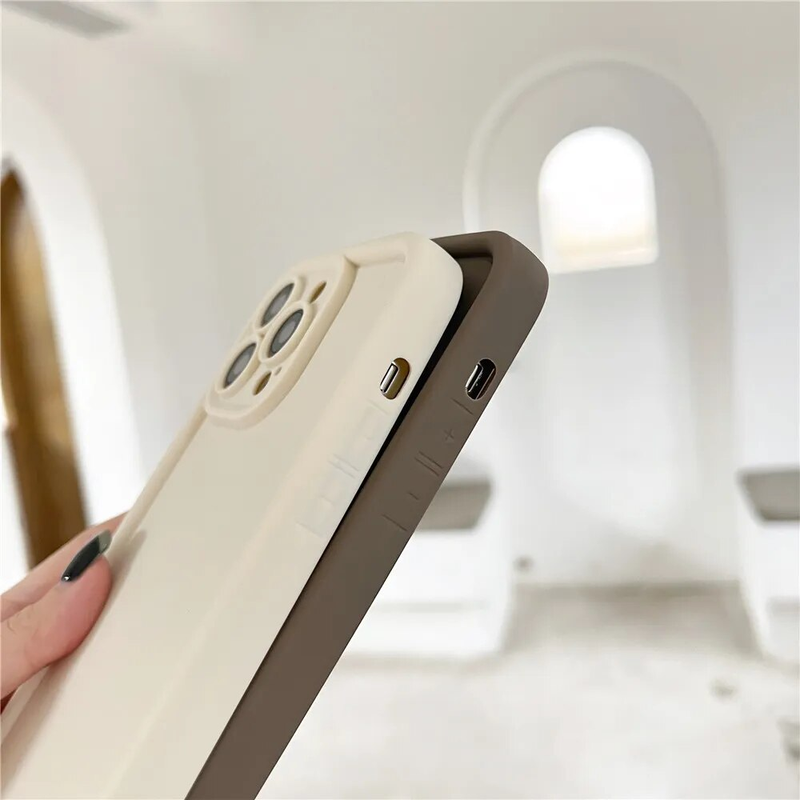 Matte Liquid Silicone Crossbody Necklace Cord Lanyard Soft Case For iPhone 14 Pro Max 15 13 12 11 XS XR Shockproof Cover_voghion.com