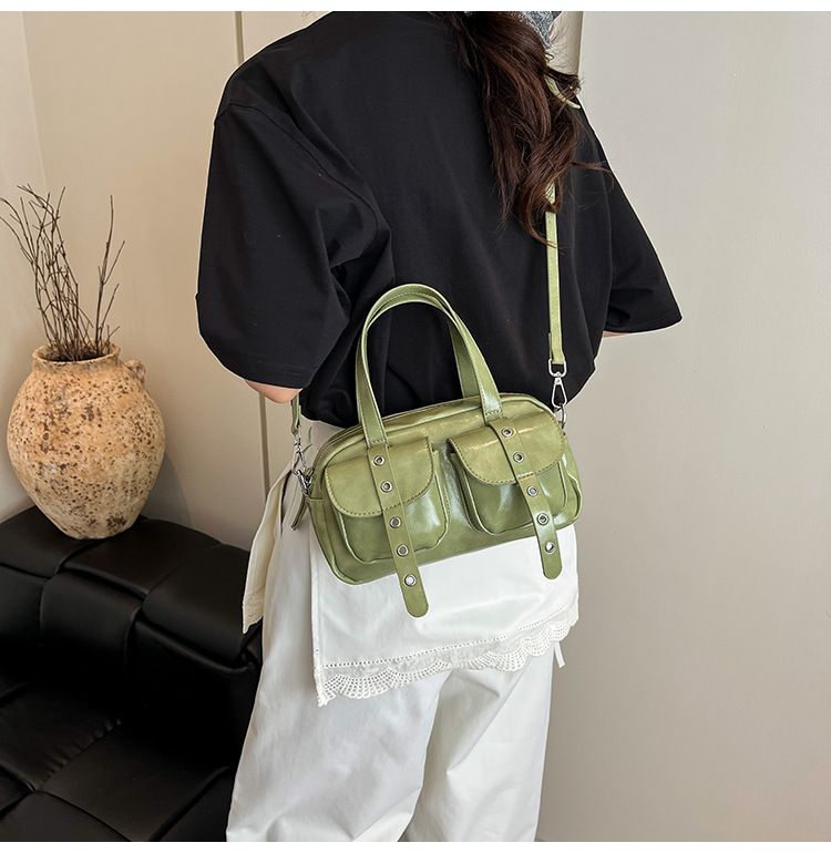 Damentaschen Neuer Modetrend Vielseitige Handheld-Kissentasche High-End-Umhängetasche mit mehreren Taschen in Volltonfarbe für Damen_voghion.com