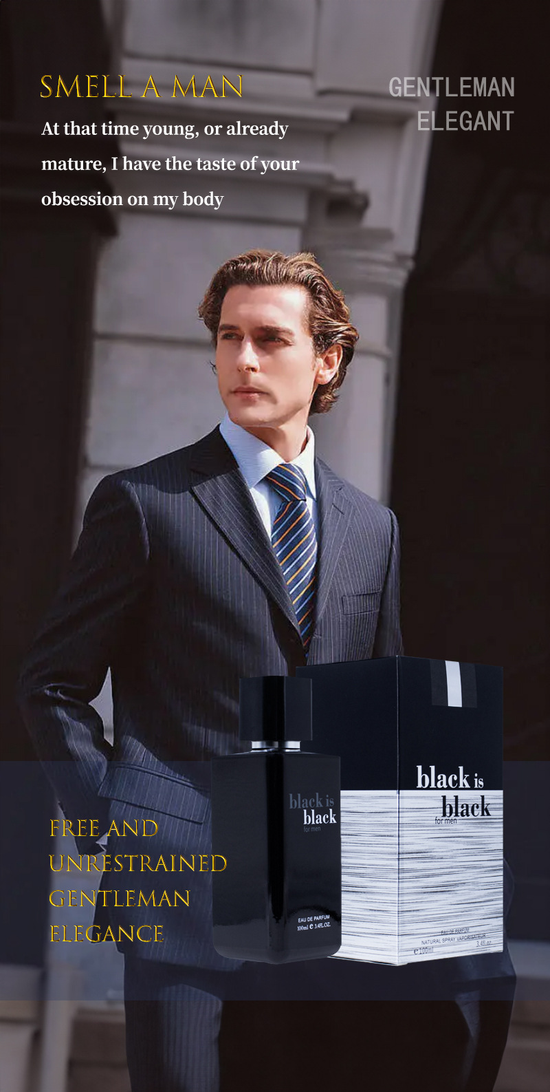 Fragrância de madeira 100ml perfume masculino, fragrância floral oriental fresca duradoura, perfume_voghion.com