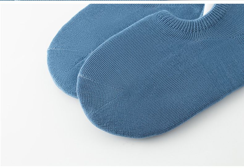 Calzini da barca da uomo in cotone, nuovi, sottili e traspiranti, invisibili, con tallone antiscivolo, colore solido, primavera ed estate_voghion.com