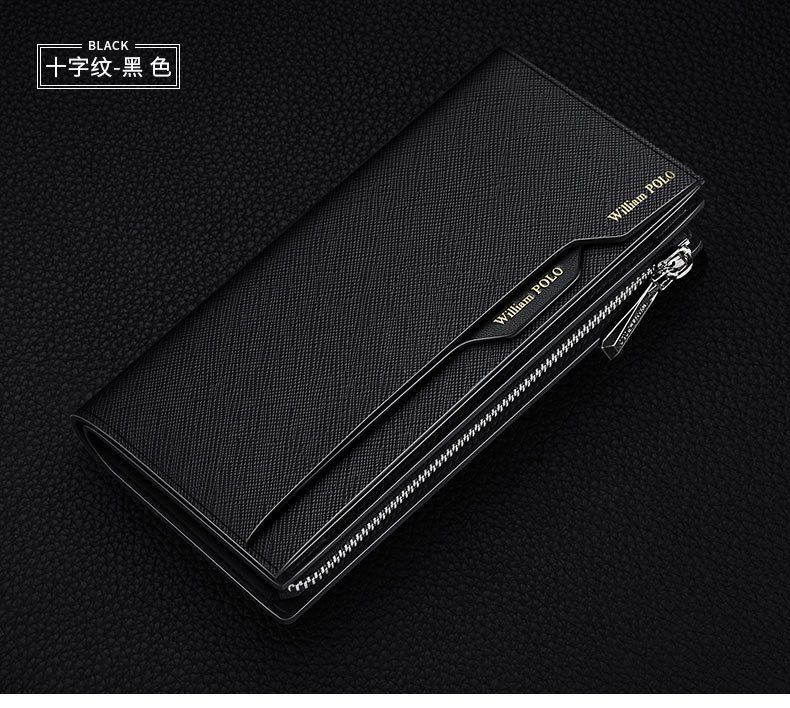 Emperor Paul Long Headcoat - Cartera de piel de vacuno de gran capacidad para hombre_voghion.com