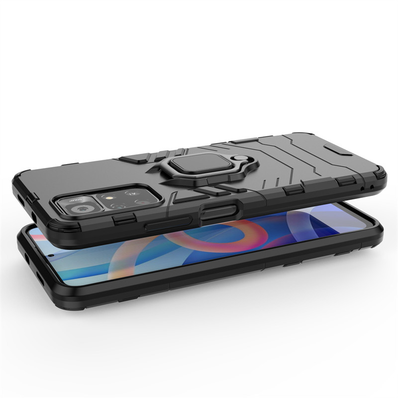 Fir Xiaomi Redmi Note 11 Fall Redmi Note 9S 10 11 Pro 5G Cover Shockproof Silikon Stand PC Telefon_voghion.com