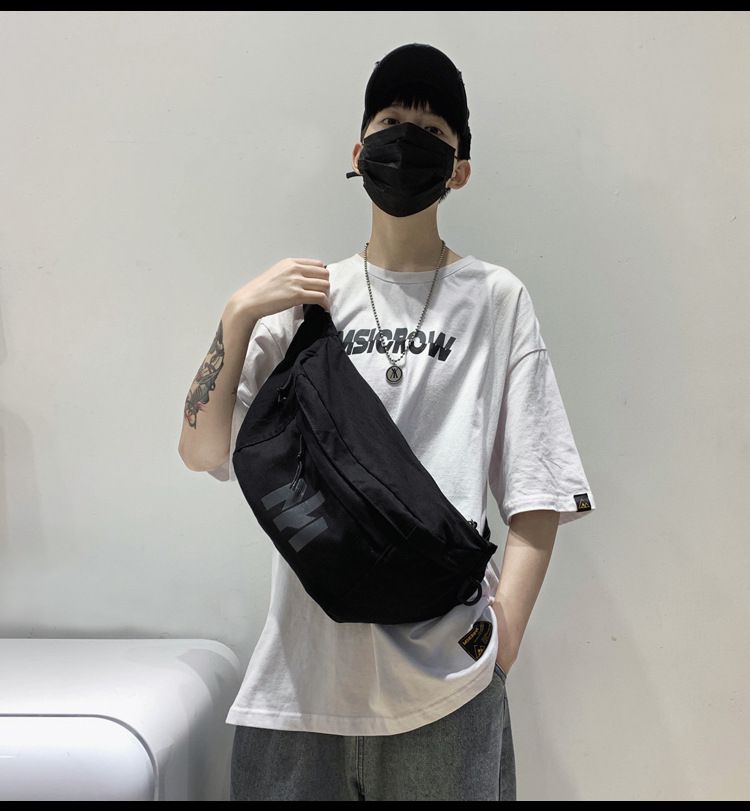 Brusttasche Männliche Modemarke Ins Umhängetasche Weibliche Tasche Große Kapazität Gürteltasche Lässige Große Umhängetasche_voghion.com