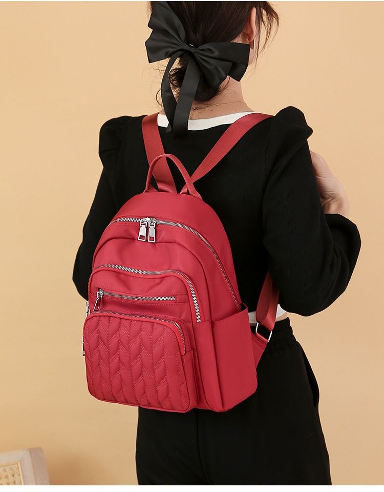 New Casual Women's Oxford Backpack, Stylish, Simple, Large Capacity Urban Commuting Travel Backpack_voghion.com