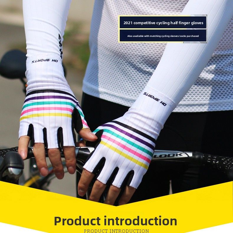 DH Cycling Half Summer New Bicycle Sports Short Finger Gloves Breathable Fishing Fitness Outdoor_voghion.com