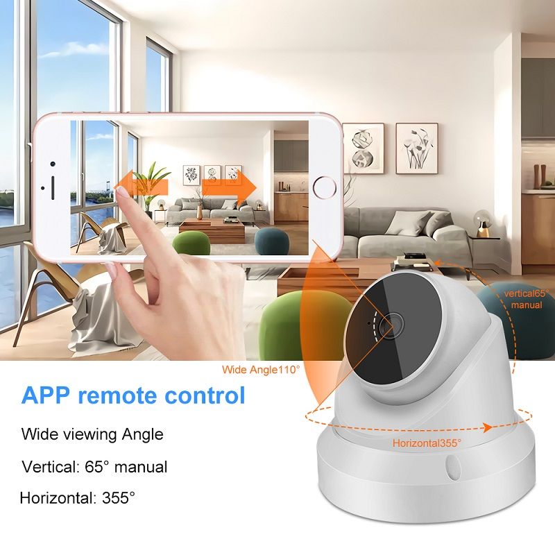 3MP V380 Pro-app WiFi IP 10x zoom Smart hjemsikkerhet Nattsyn Innendørs trådløst Celg-montert CCTV-domekamera_voghion.com