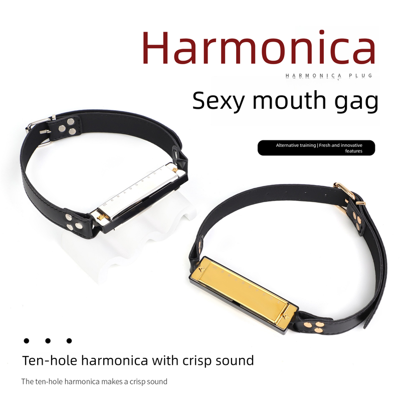 Jouets SM Accessoires Harmonica Bâillon Couple Taquinerie Flirt Honte Élargisseur Bouche Boule Produits de Sexe pour Adultes_voghion.com