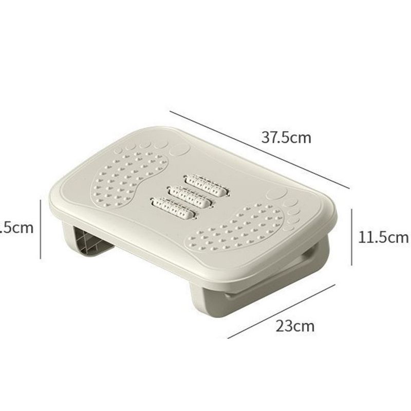 Office Footrest Massage Foot Stool Non-Slip Stable Adjustable Sitting Posture Anti-Leg Curling Tool_voghion.com