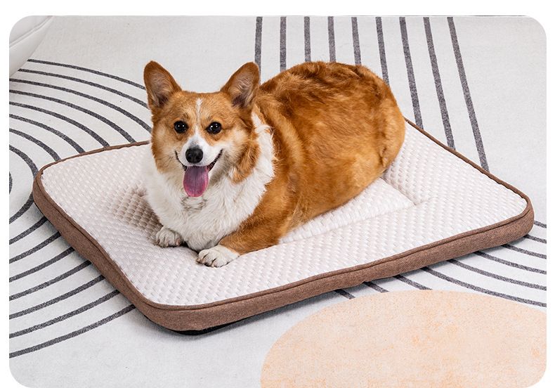 Silk Summer Cooling Heat Dissipation Dog Cat Bed Ice Bean Pet Mat_voghion.com