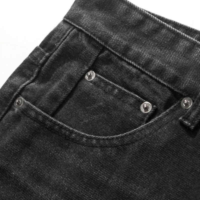 Herenkleding American Cleanfit Black Tassel 507 Jeans Vintage Washed Distressed Broek_voghion.com