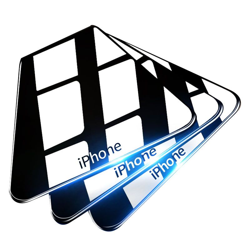 Compatible With 17 16 Pro Max Tempered Glass Screen Protector IPhone 15 Airbag Anti-drop 13 Phone Film 14 Dust-free_voghion.com