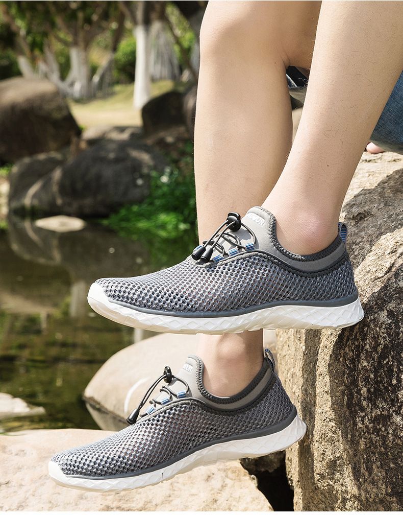 Mesh atmungsaktive Casual Sneakers Strand Watschuhe Paare leichte Outdoor Wanderschuhe Wasserschuhe_voghion.com