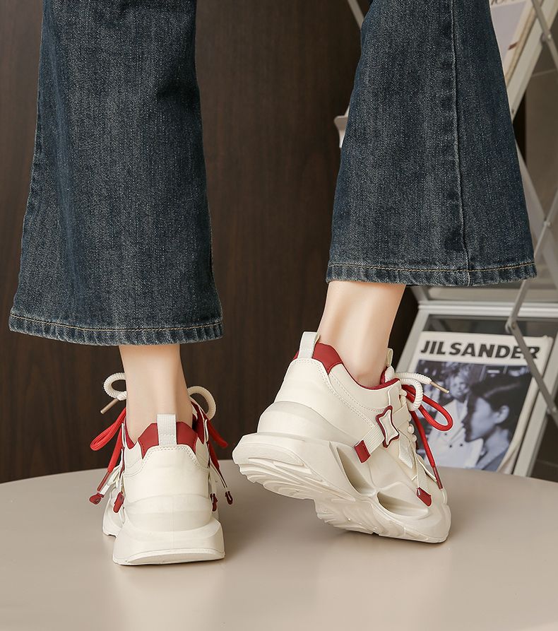2025Spring New Dad Thick Bottom Student Women's Sneakers_voghion.com