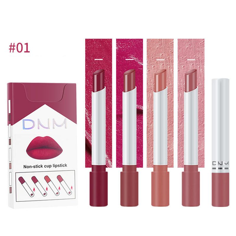 BeautyLife 4 Colors Long Lasting Waterproof Velvet Matte Cigarette Lipsticks Cosmetics_voghion.com