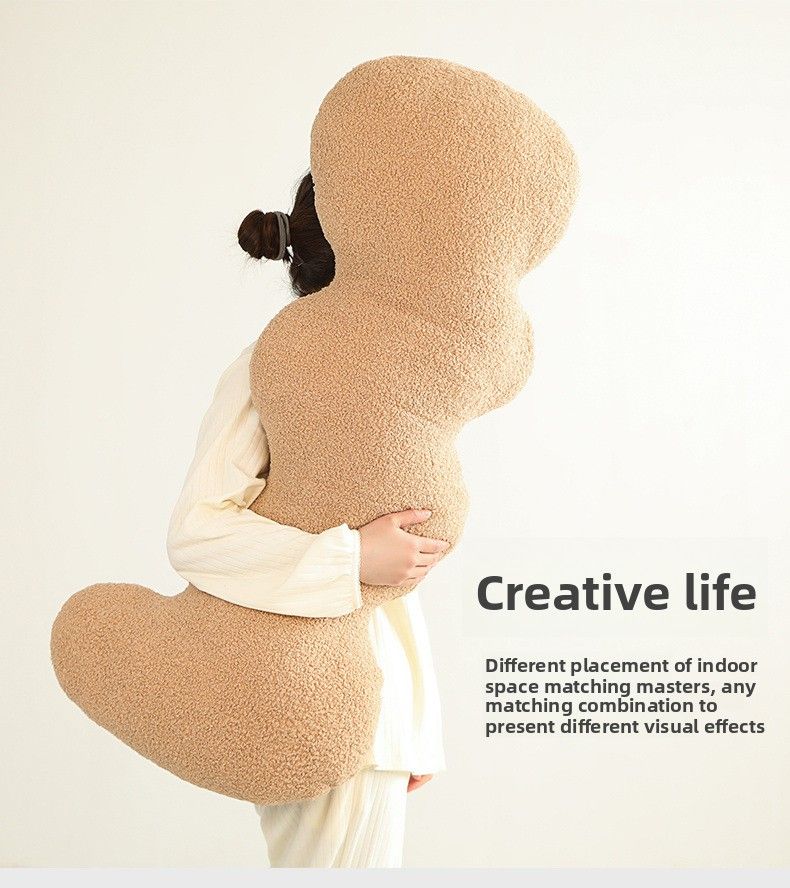 Cuscino decorativo morbido per dormire sul fianco di una ragazza, modello di divano per la casa in stile minimalista Ins Flower_voghion.com
