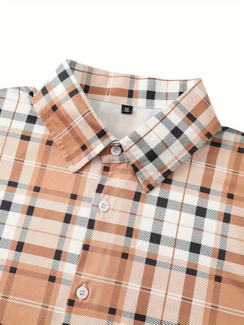 Camicie casual da uomo di New York Fashion Camicie a quadri alla moda_voghion.com