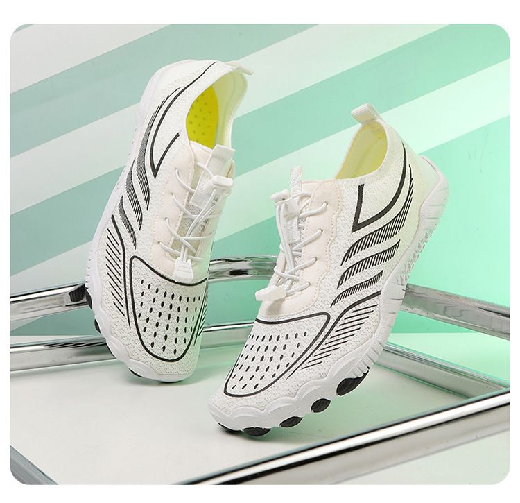 Scarpe da acqua traspiranti per uomo e donna - Scarpe da acqua leggere e ad asciugatura rapida per spiaggia, nuoto, escursionismo, trail running con comoda suola in gomma_voghion.com