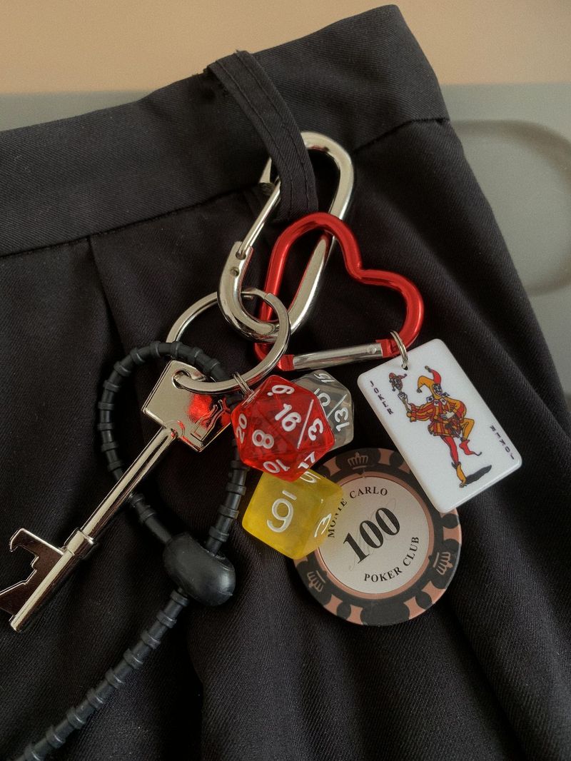 Ironworks King's Original High Grade Keychain Ins Niche Bag Pendant Cleanfit Trendy Pendant_voghion.com