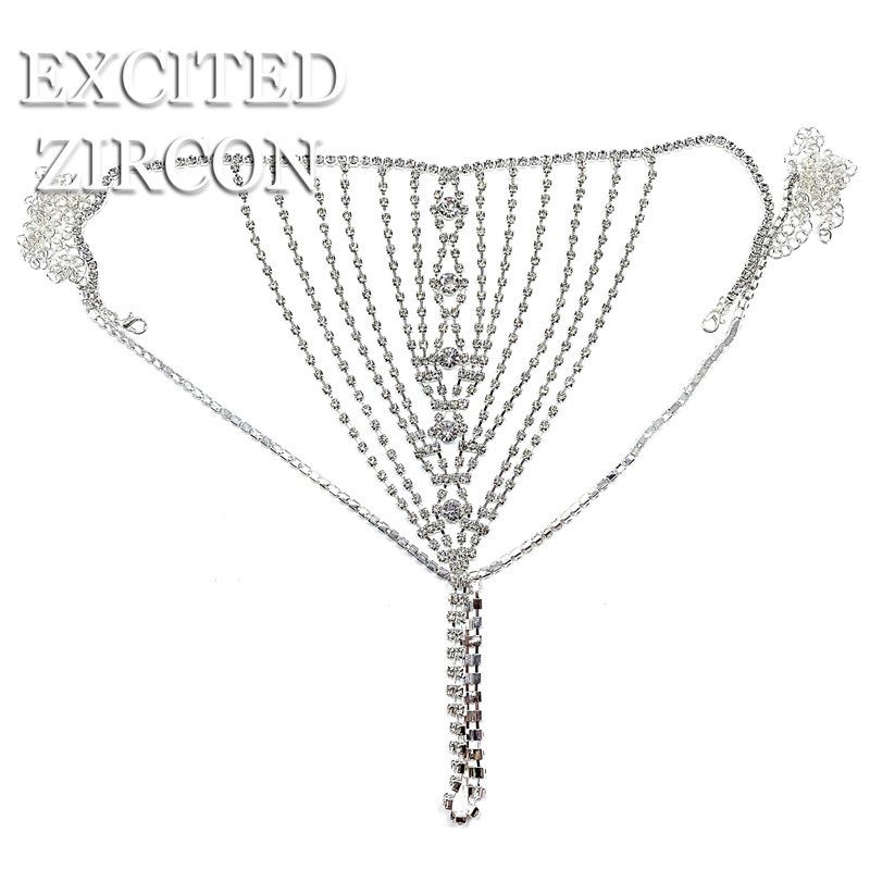 Sous-vêtements sexy avec vêtements de discothèque Flash Water Dia Bikini Body Chain_voghion.com