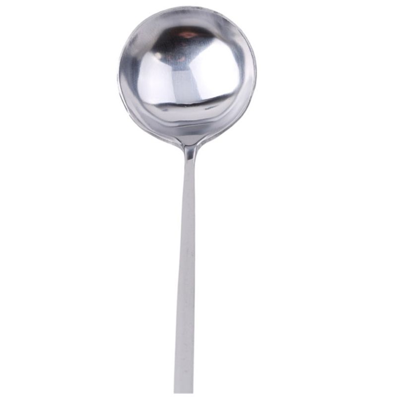 10 cuillères à mélanger à long manche en acier inoxydable, cuillères à café coréennes, cuillères à glace, cuillères à dessert_voghion.com