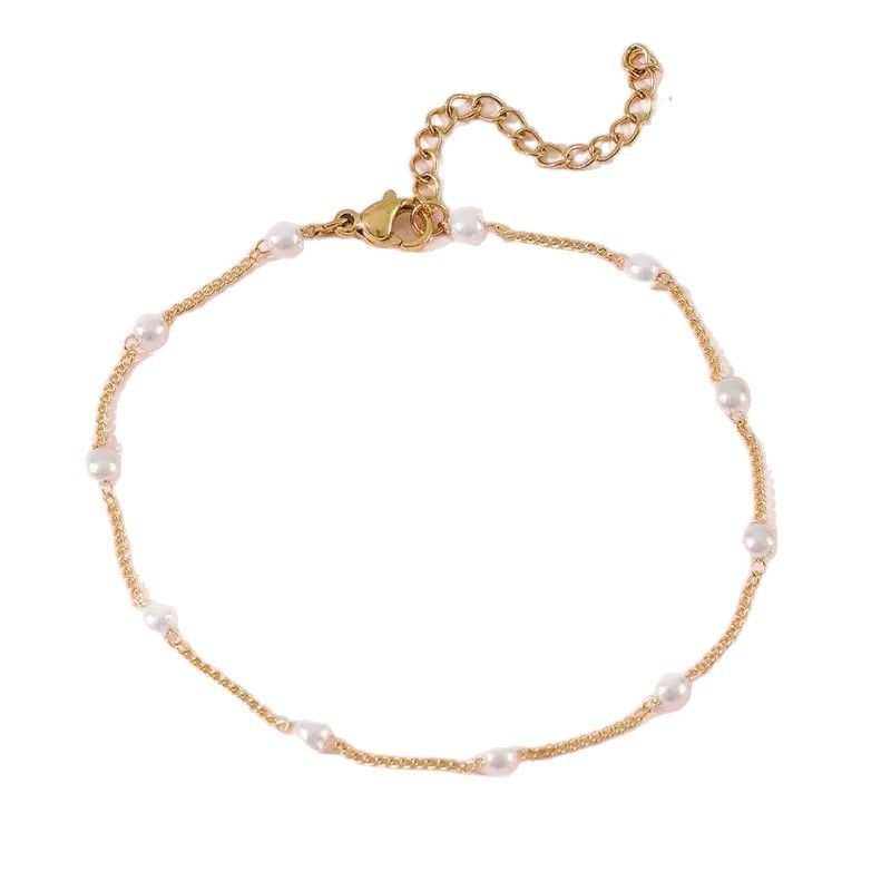 Neues Sommer-Perlen-Strand-Fußkettchen für Frauen, Bohemian Fashion Fußschmuck_voghion.com