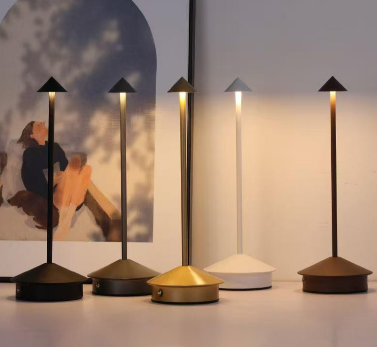 Night Light Creative Spire Table Outdoor Camping Rechargeable Restaurant Cafe Bar Atmosphere Lamp_voghion.com