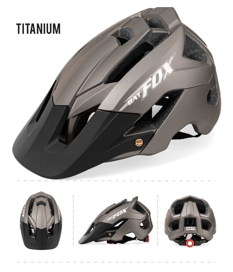 Casco de seguridad para ciclismo de montaña y patineta todoterreno BATFOX_voghion.com