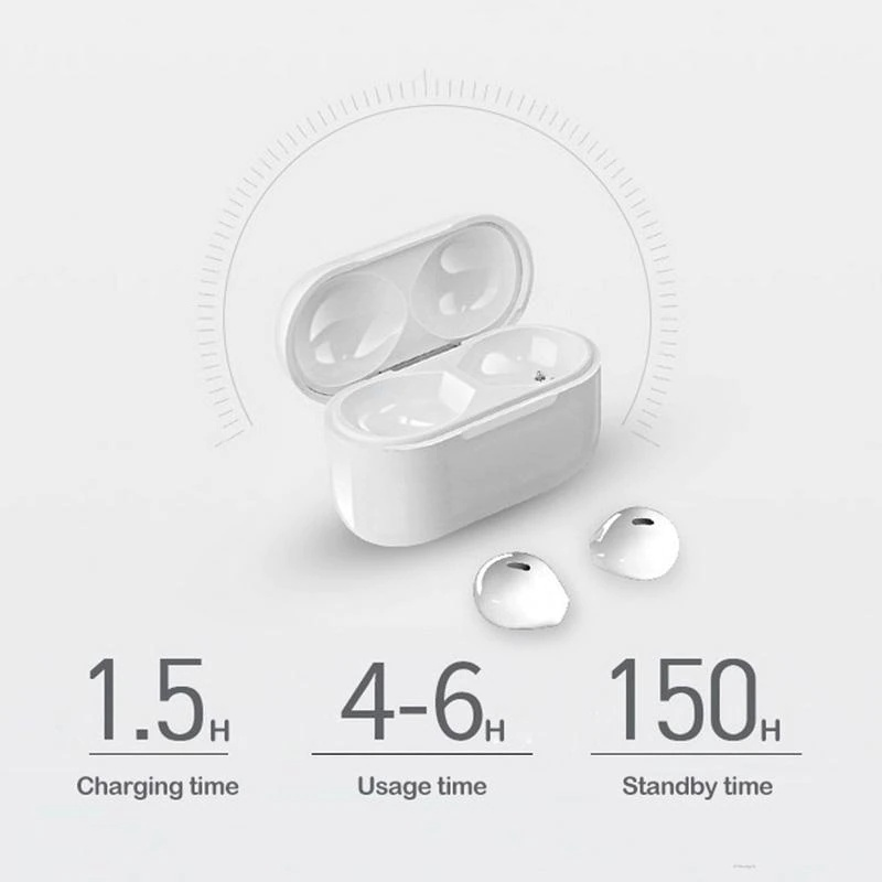 Mini TWS Wireless Bluetooth Noise Cancelling Earbuds HiFi Sound Quality Earpiece Music Earphone Original Headset TWS Headphone With Microphone Mic_voghion.com