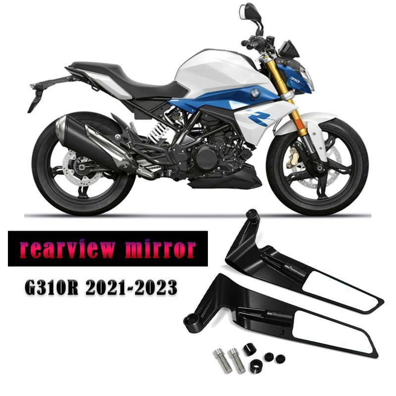 Suitable for G310R g31r new Motorcycle Wing Mirrors Rearview Mirror Adjustable Rotating NEW Rearview Side Mirror_voghion.com