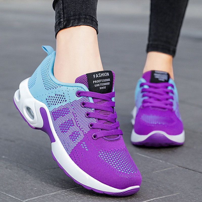 Women's Spring New Large Size Running Soft Sole Casual Air Cushion Sports Shoes Wholesale_voghion.com