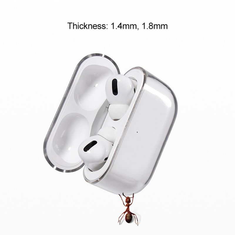 Capa protetora destacável para AirPods Pro Caixa de carregamento de fone de ouvido compatível com Bluetooth_voghion.com