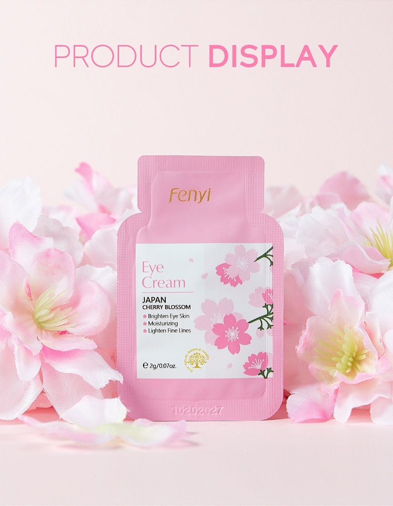 FENYI Sakura 4 daļu ādas kopšanas produktu komplekts mitrinošs un saudzīgs 1 daļas 2 g izmēģinājuma iepakojums ādas kopšanai_voghion.com