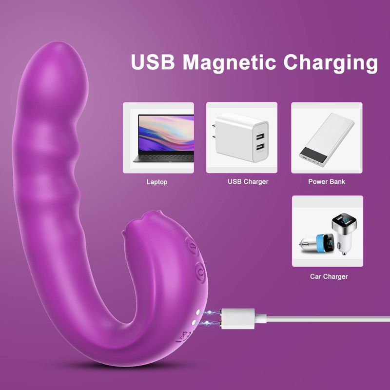Sex Toys, Multi Frequency Vibration, Swinging Stick, Female Flirting, G-spot, Nipple, Clitoris, Tongue, Licking, Self_voghion.com